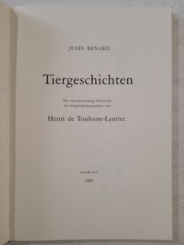 Tiergeschichten von jules - von,