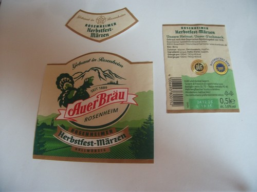 Bieretikett auer bräu - auer,