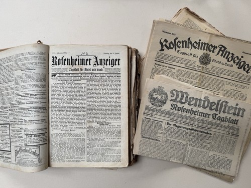 Alte antike zeitung - antike,